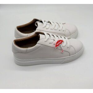 Blondo Women's Waterproof White Leather Sneakers Size 10M NEW